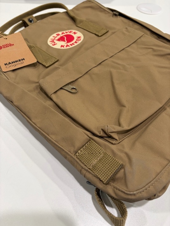 Fjallraven Kanken Backpack Daypack Adult 16L Convertible Bag NWT Tan Clay main image 5